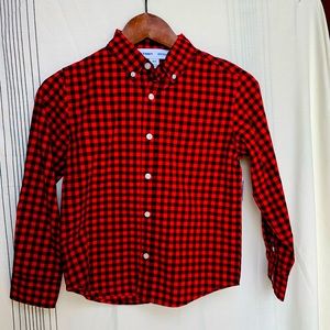 Old Navy Kids M(8) Plaid Button Down Shirt.